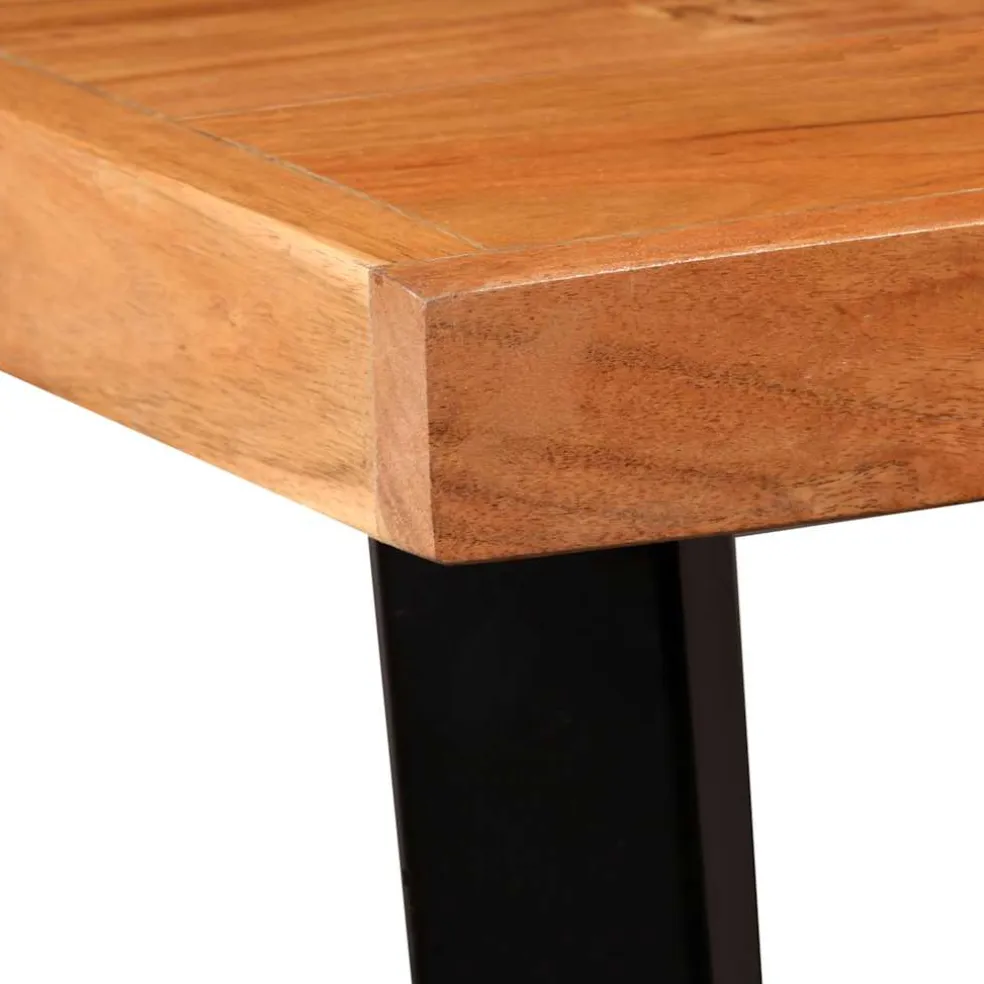 vidaXL Bartafel 60x60x107 cm massief acaciahout
