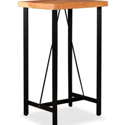 vidaXL Bartafel 60x60x107 cm massief acaciahout