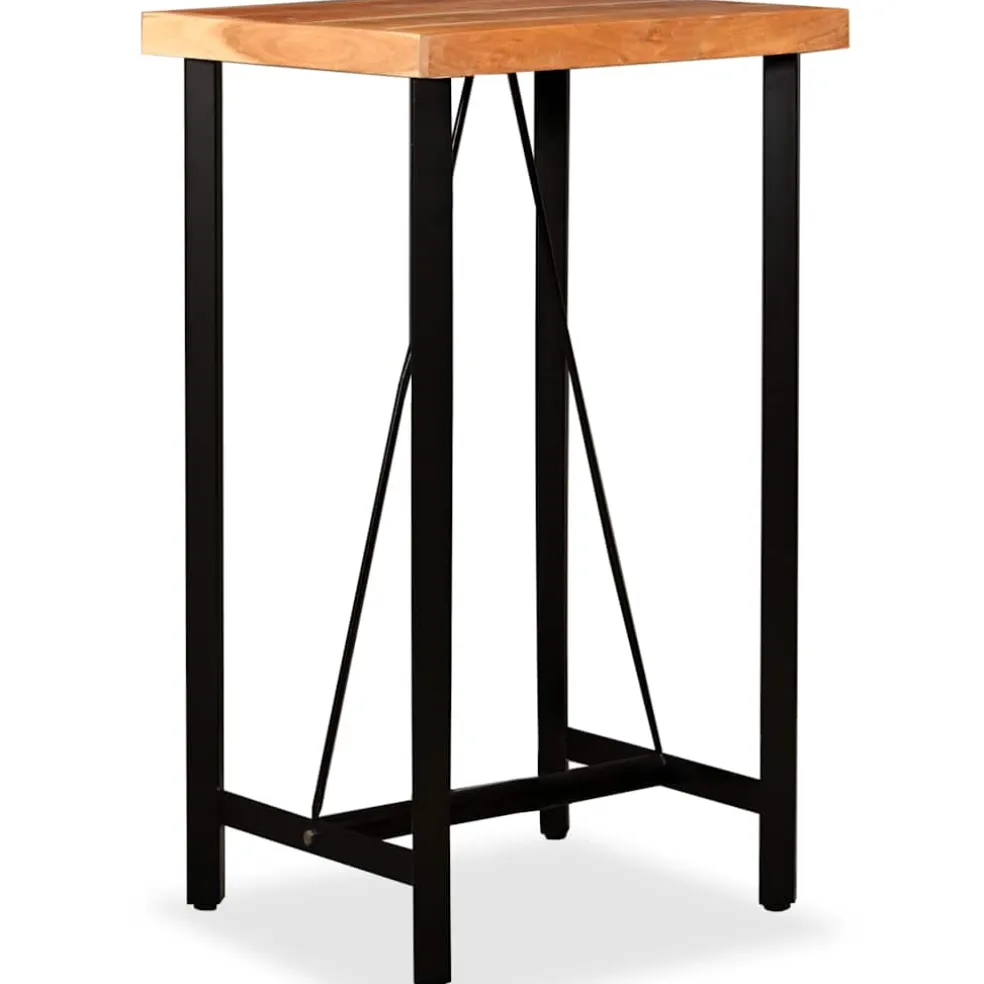 vidaXL Bartafel 60x60x107 cm massief acaciahout