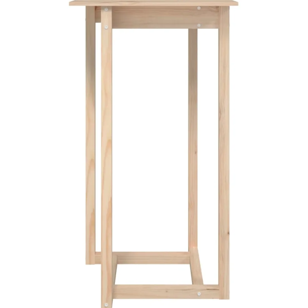 vidaXL Bartafel 60x60x110 cm massief grenenhout