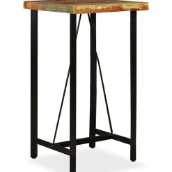 vidaXL Bartafel 60x60x107 cm massief gerecycled hout