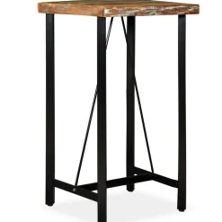vidaXL Bartafel 60x60x107 cm massief gerecycled hout