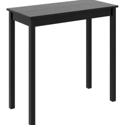 vidaXL Bartafel 115x55x107 cm MDF zwart