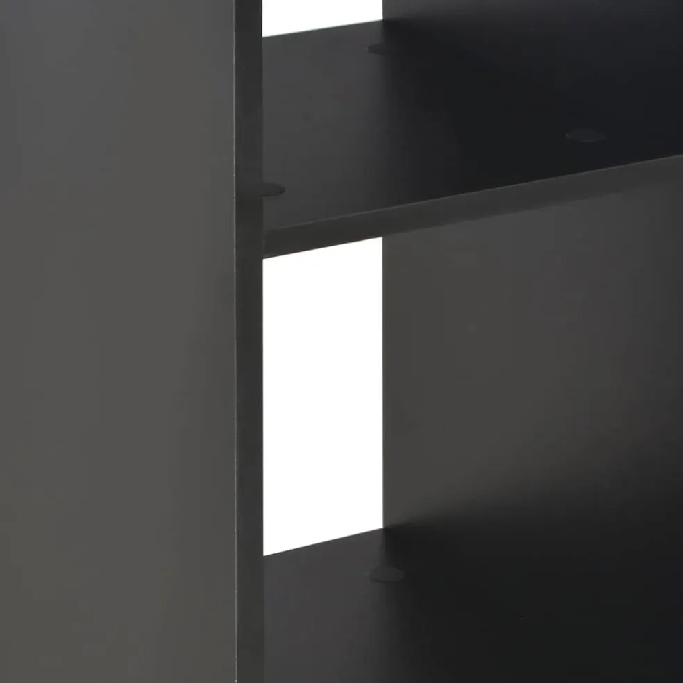 vidaXL Bartafel 60x60x110 cm zwart