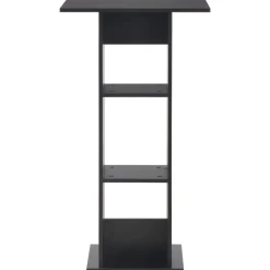 vidaXL Bartafel 60x60x110 cm zwart