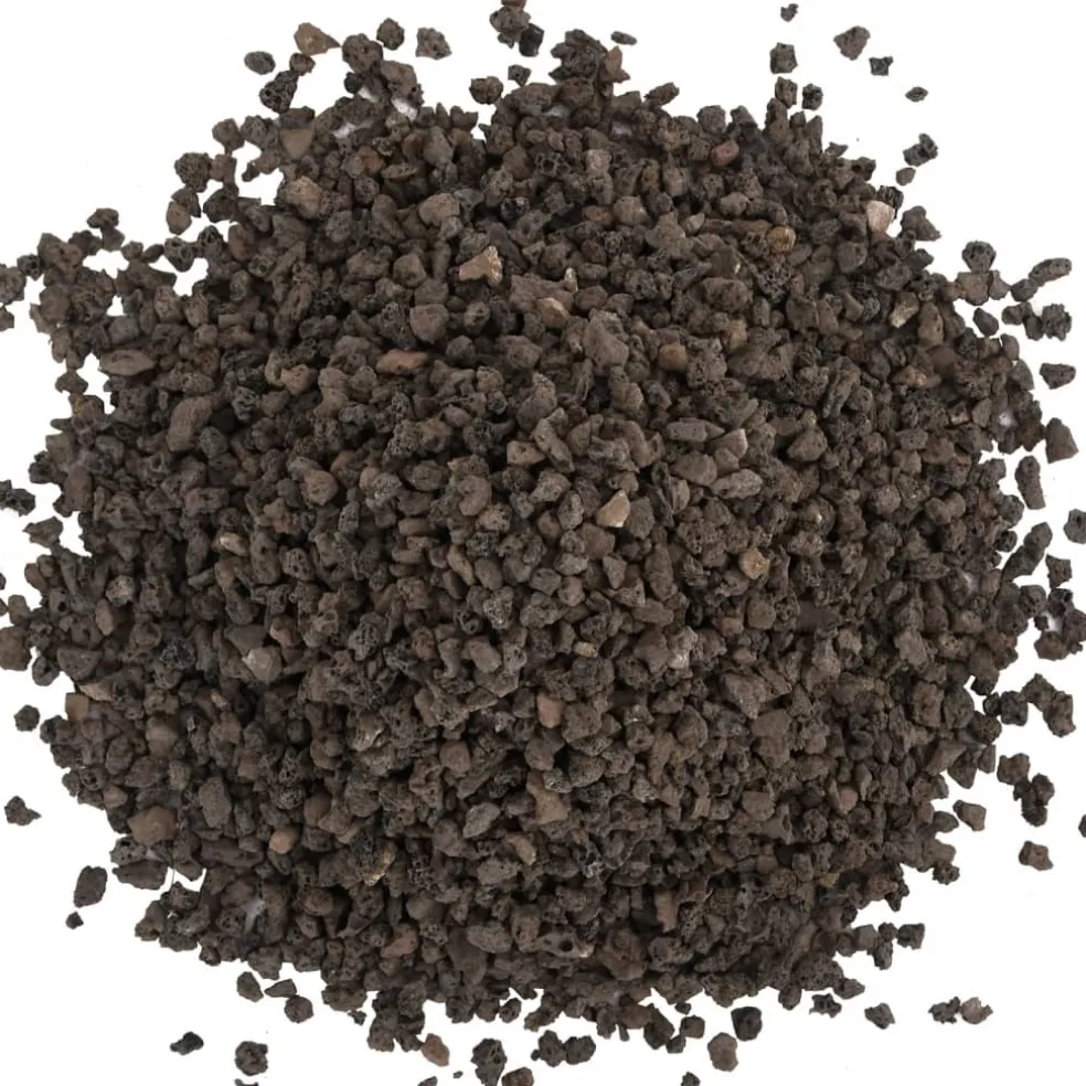 vidaXL Basaltgrind 25 kg 5-8 mm zwart
