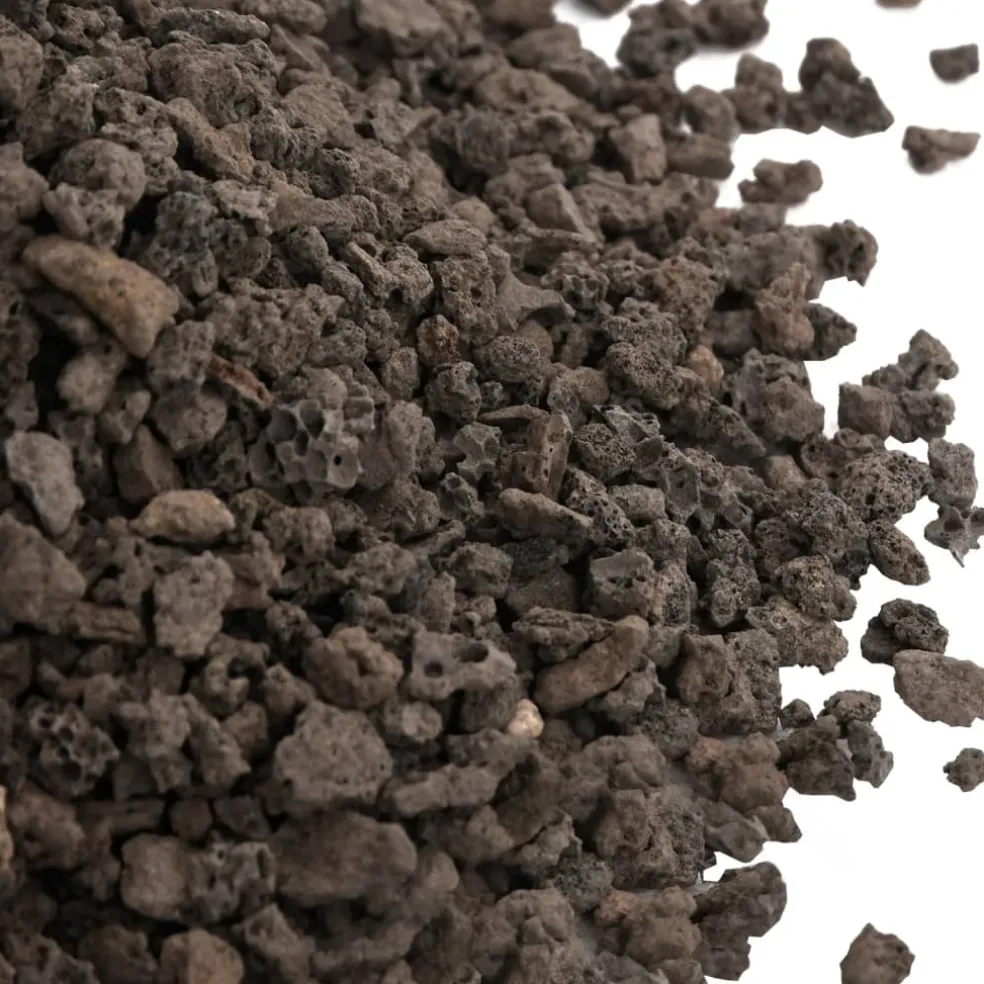 vidaXL Basaltgrind 25 kg 5-8 mm zwart