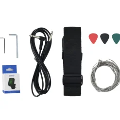 vidaXL Basgitaar voor beginners elektrisch met tas 4/4 46
