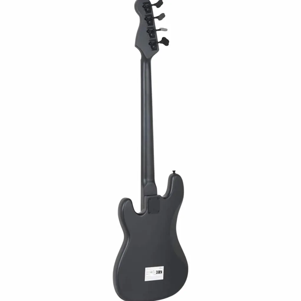 vidaXL Basgitaar voor beginners elektrisch met tas 4/4 46" zwart