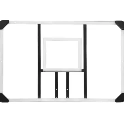 vidaXL Basketbalbord 106x69x3 cm polycarbonaat transparant