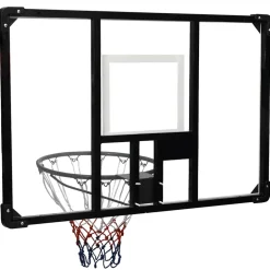 vidaXL Basketbalbord 106x69x3 cm polycarbonaat transparant