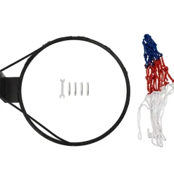 vidaXL Basketbalring 45 cm staal zwart