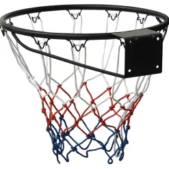 vidaXL Basketbalring 45 cm staal zwart