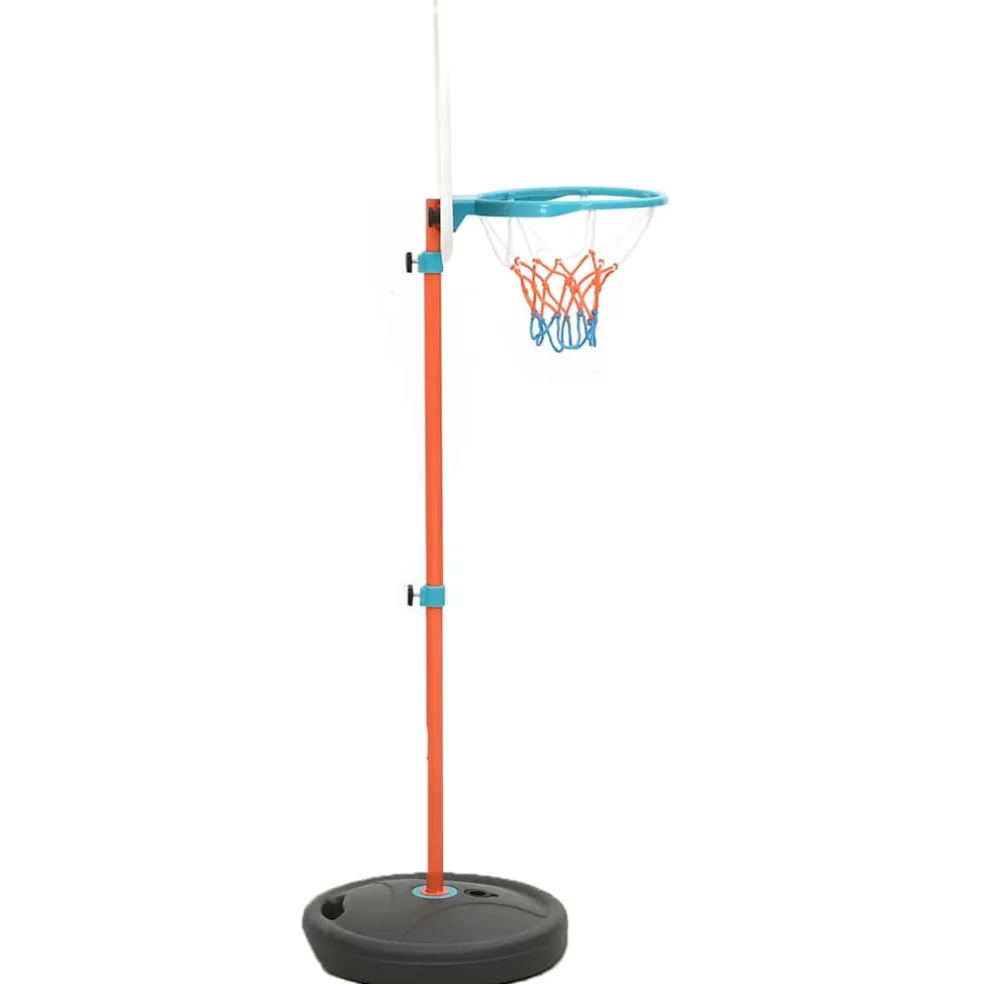 vidaXL Basketbalset draagbaar verstelbaar 133-160 cm