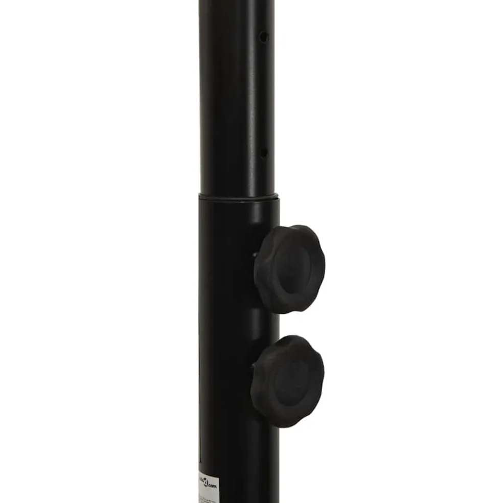 vidaXL Basketbalstandaard 216-250 cm polycarbonaat transparant