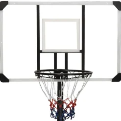 vidaXL Basketbalstandaard 256-361 cm polycarbonaat transparant