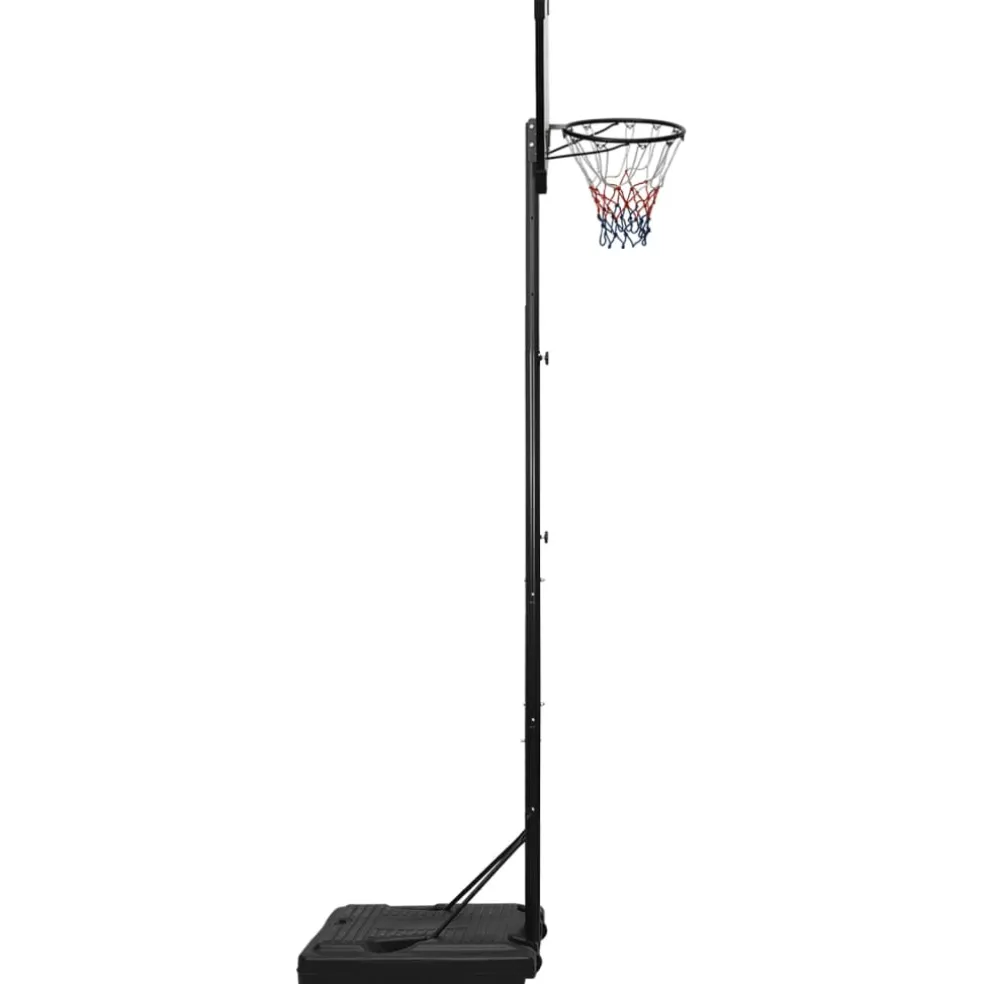 vidaXL Basketbalstandaard 280-350 cm polycarbonaat transparant