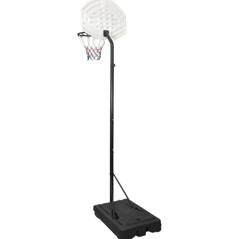 vidaXL Basketbalstandaard 258-363 cm polyetheen wit