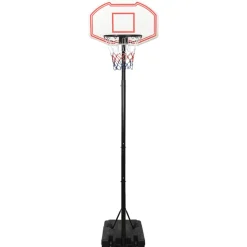 vidaXL Basketbalstandaard 258-363 cm polyetheen wit
