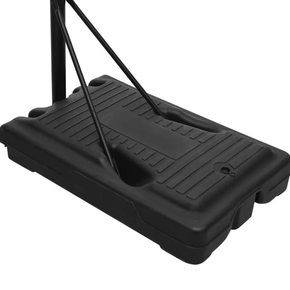 vidaXL Basketbalstandaard 258-363 cm polyetheen wit