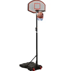 vidaXL Basketbalstandaard 216-250 cm polyetheen wit