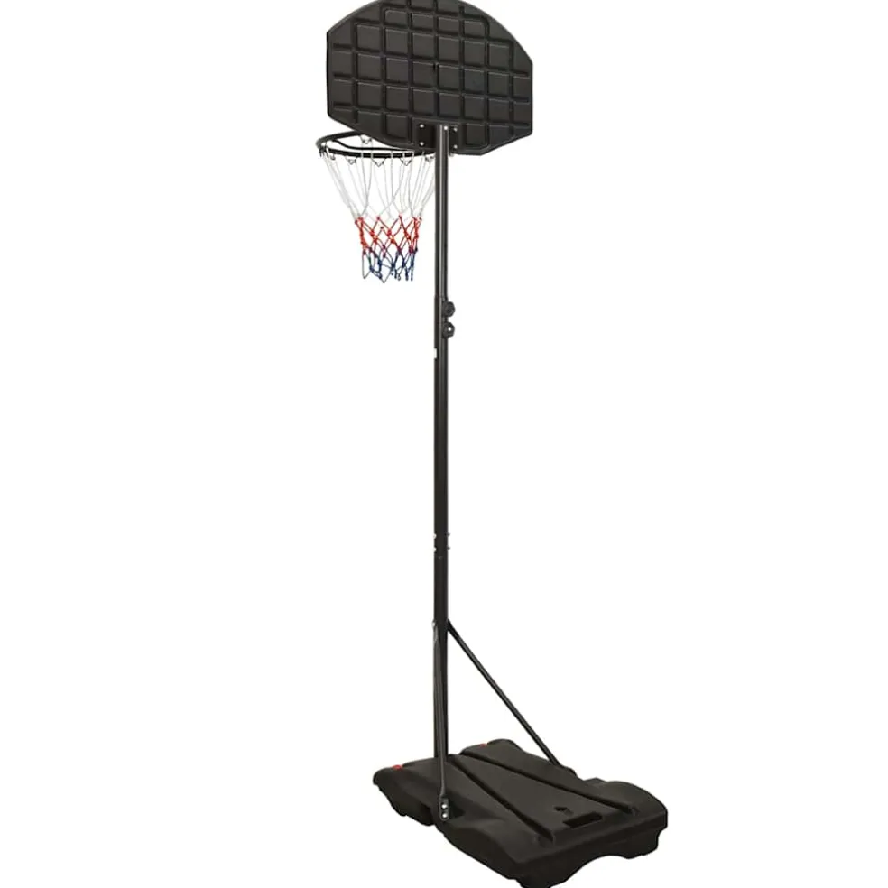 vidaXL Basketbalstandaard 216-250 cm polyetheen wit