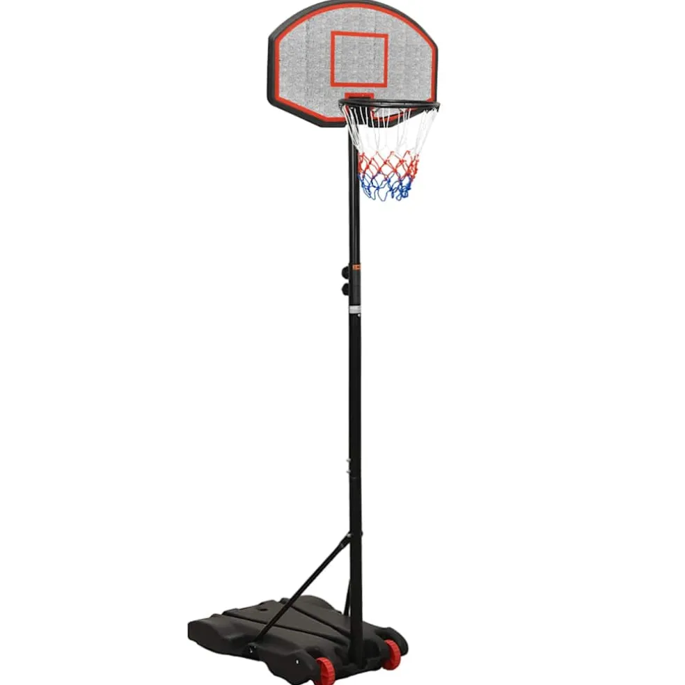 vidaXL Basketbalstandaard 216-250 cm polyetheen wit