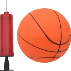 vidaXL Basketbalstandaard met bal en pomp hoogte verstelbaar 90/121 cm