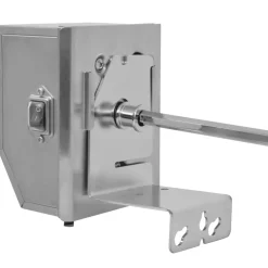 vidaXL BBQ Draaispit met professionele motor staal 1200 mm