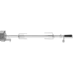 vidaXL BBQ Draaispit met professionele motor staal 900 mm