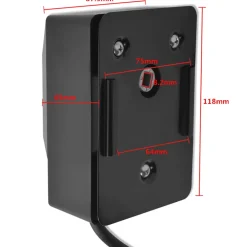 vidaXL BBQ Draaispit motor 4 W zwart
