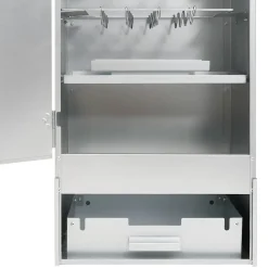 vidaXL BBQ-rookoven met houtsnippers 44,5x29x110 cm staal