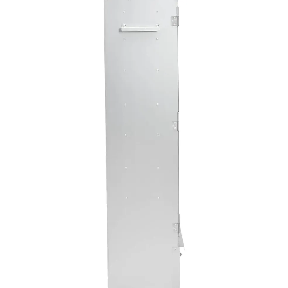 vidaXL BBQ-rookoven met houtsnippers 44,5x29x110 cm staal