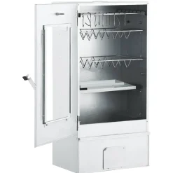 vidaXL BBQ-rookoven met 1 kg houtsnippers 44,5x29x83 cm
