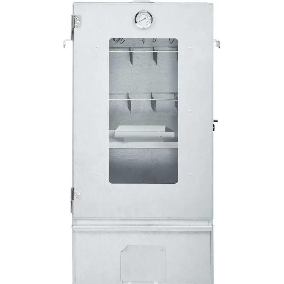 vidaXL BBQ-rookoven met 1 kg houtsnippers 44,5x29x83 cm