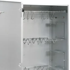 vidaXL BBQ-rookoven met koude rookgenerator gegalvaniseerd staal