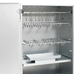 vidaXL BBQ-rookoven met koude rookgenerator gegalvaniseerd staal