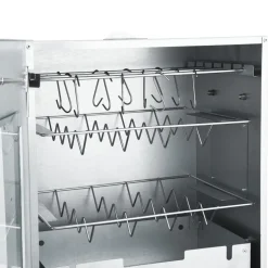 vidaXL BBQ-rookoven met koude rookgenerator gegalvaniseerd staal