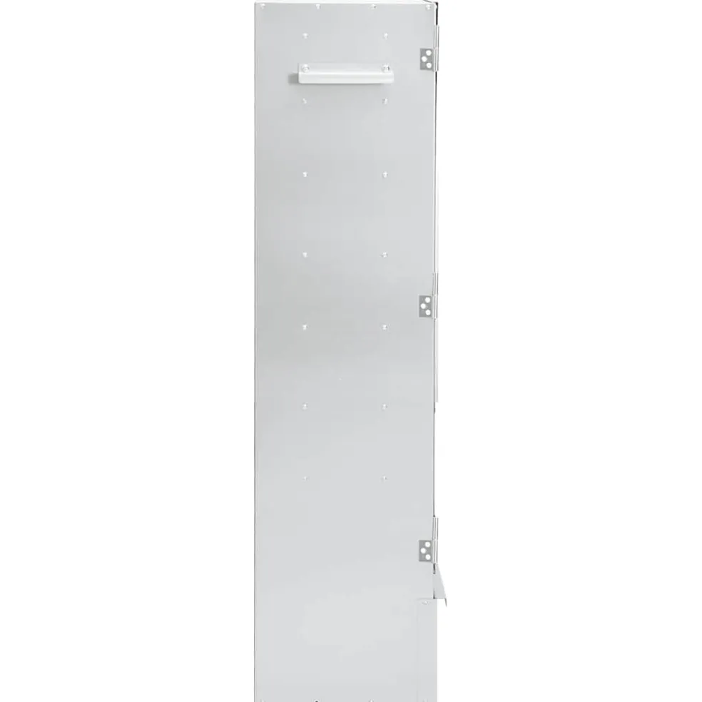 vidaXL BBQ-rookoven met koude rookgenerator gegalvaniseerd staal