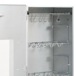vidaXL BBQ-rookoven met koude rookgenerator gegalvaniseerd staal