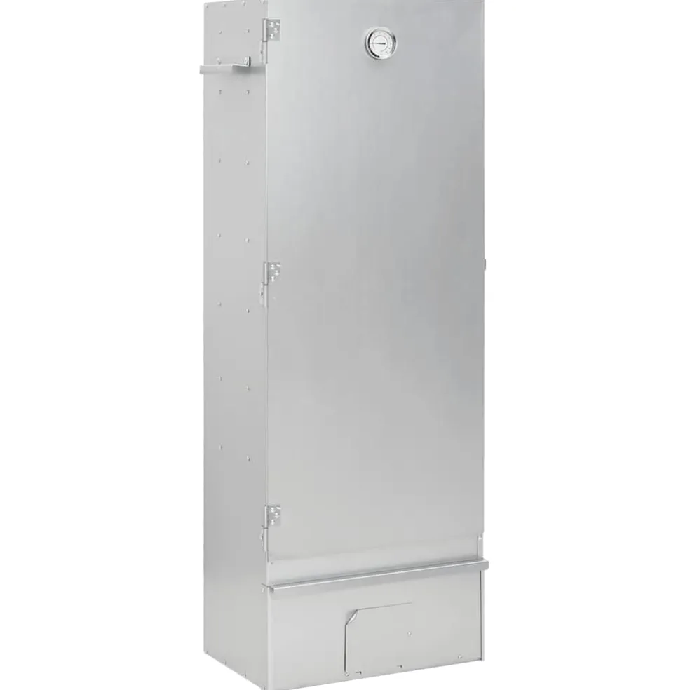 vidaXL BBQ-rookoven met koude rookgenerator gegalvaniseerd staal