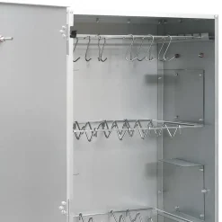 vidaXL BBQ-rookoven met koude rookgenerator gegalvaniseerd staal