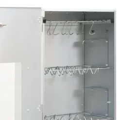 vidaXL BBQ-rookoven met koude rookgenerator gegalvaniseerd staal