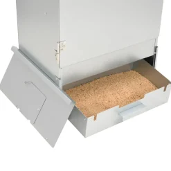 vidaXL BBQ-rookoven met koude rookgenerator gegalvaniseerd staal