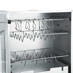 vidaXL BBQ-rookoven met koude rookgenerator gegalvaniseerd staal