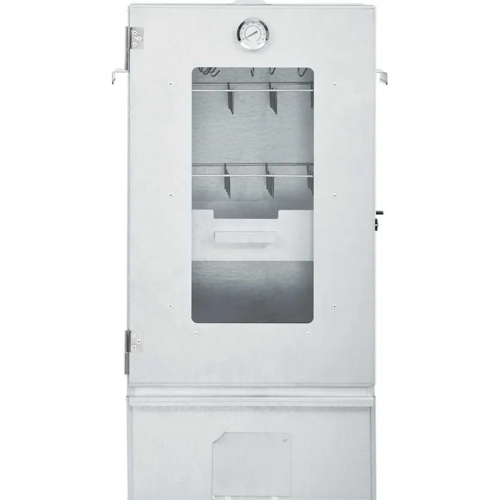 vidaXL BBQ-rookoven met koude rookgenerator gegalvaniseerd staal