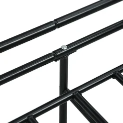 vidaXL Bedbank metaal zwart 90x200 cm