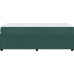 vidaXL Bedframe Donkergroen 80 x 200 cm Stof