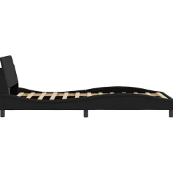 vidaXL Bedframe "Dover" kunstleer zwart 100x190 cm