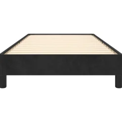 vidaXL Bedframe fluweel zwart 80x200 cm